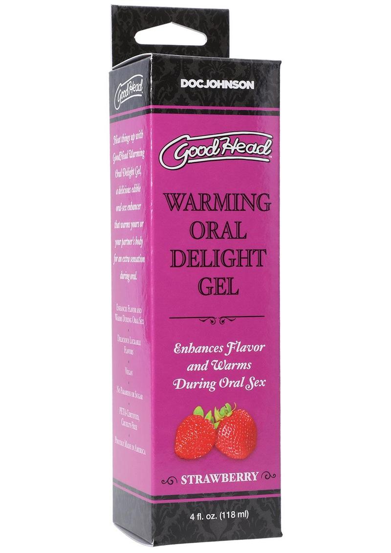 Goodhead Warming Head Oral Delight Gel Flavored Strawberry
