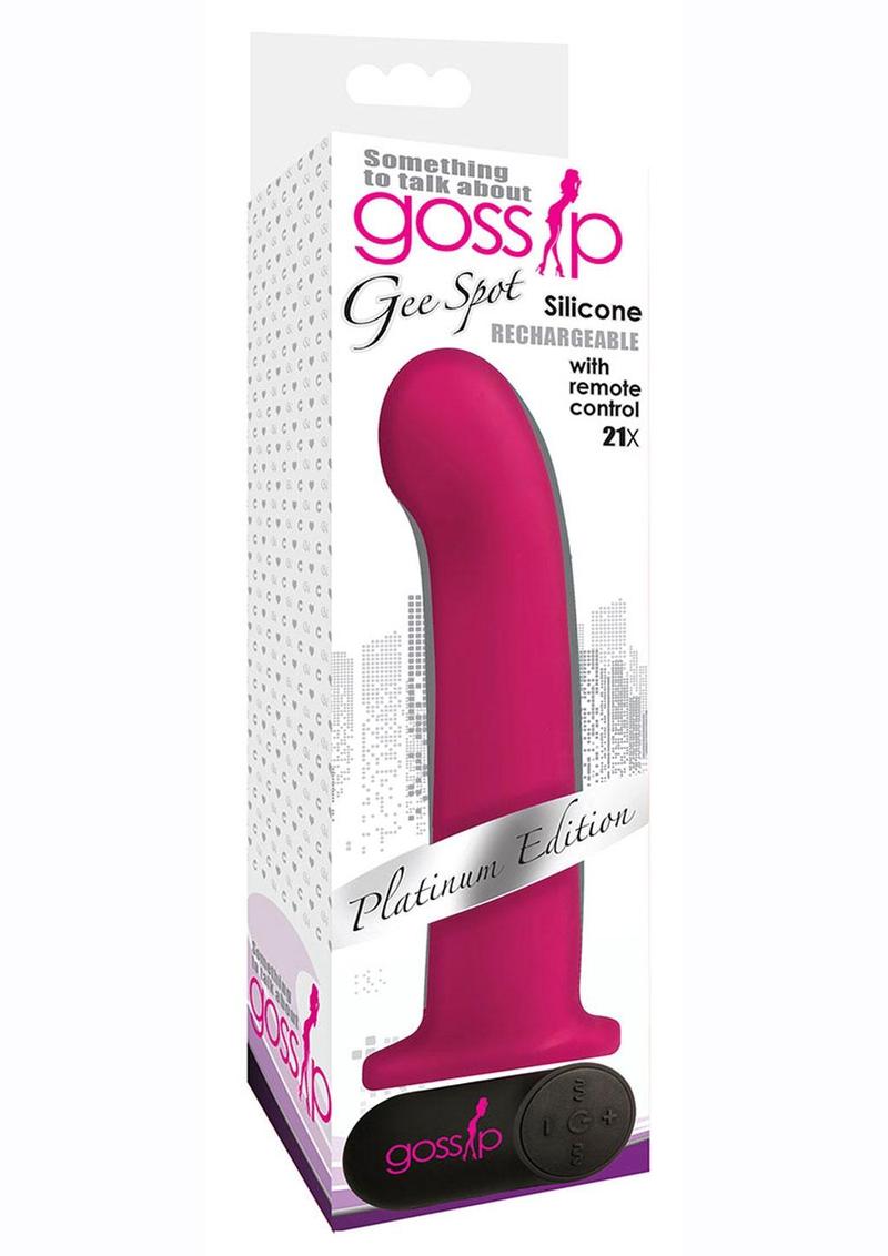 Gossip Gee Spot 21x Rechargeable Silicone Vibrator