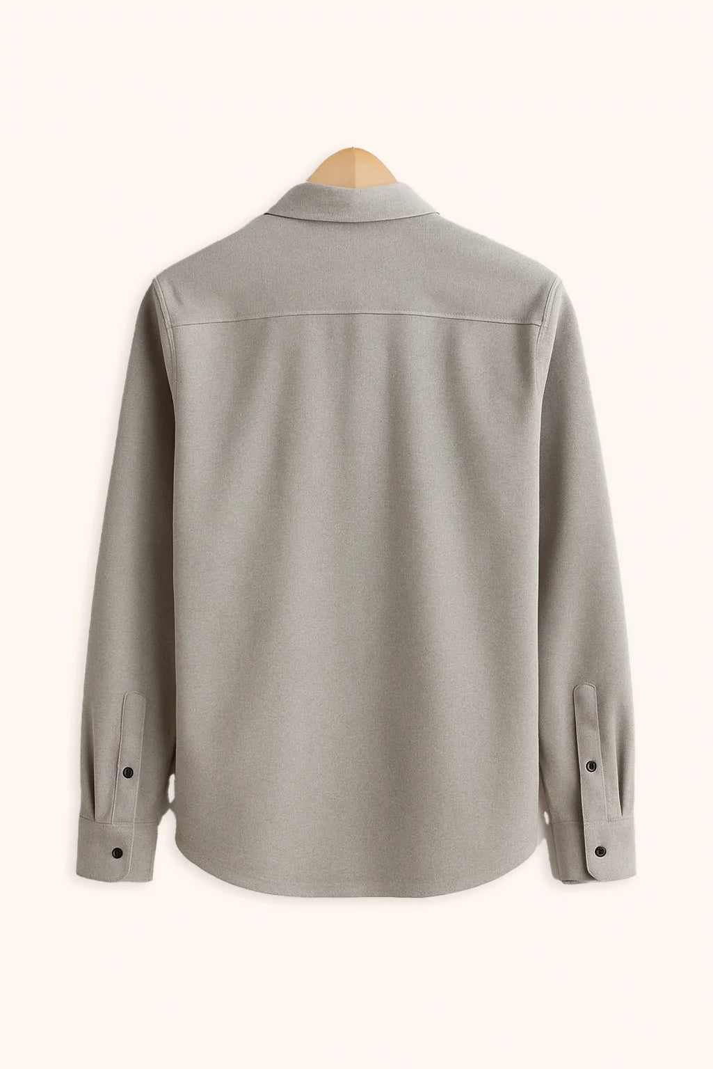 Men's Grey Color Premium Full Sleeve Shirt