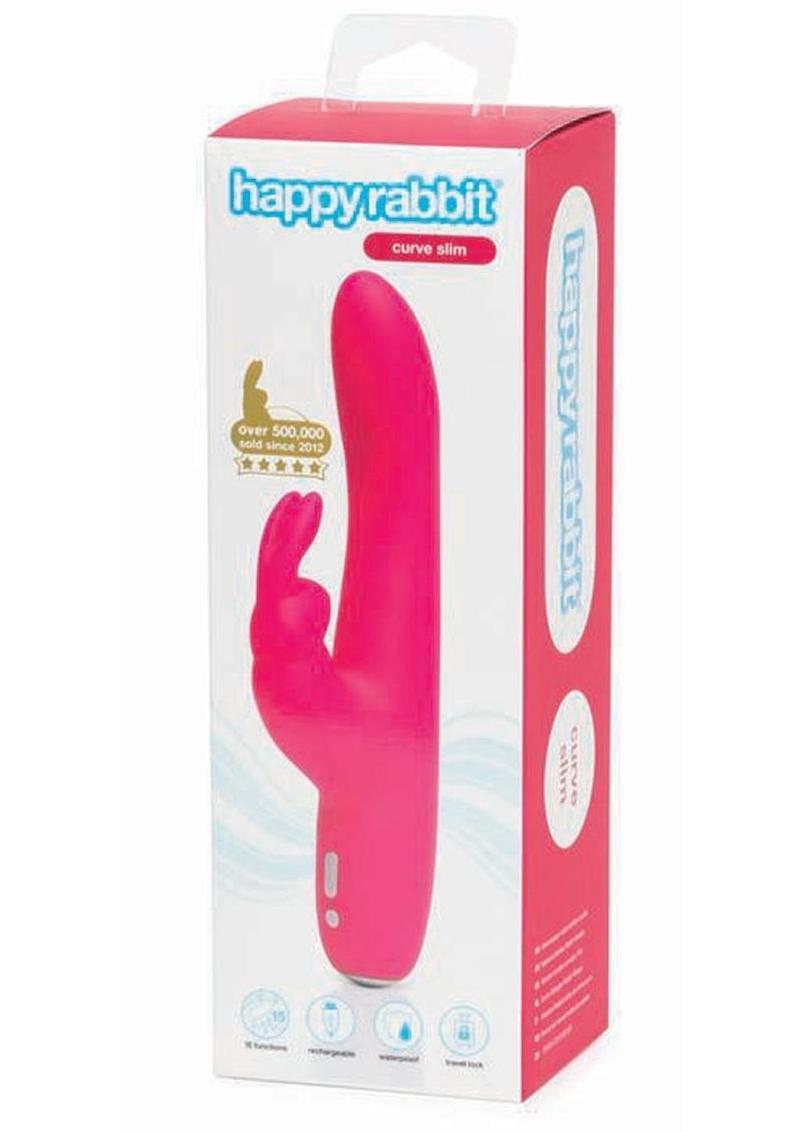 Happy Rabbit Slimline Curve Silicone Rabbit Vibrator