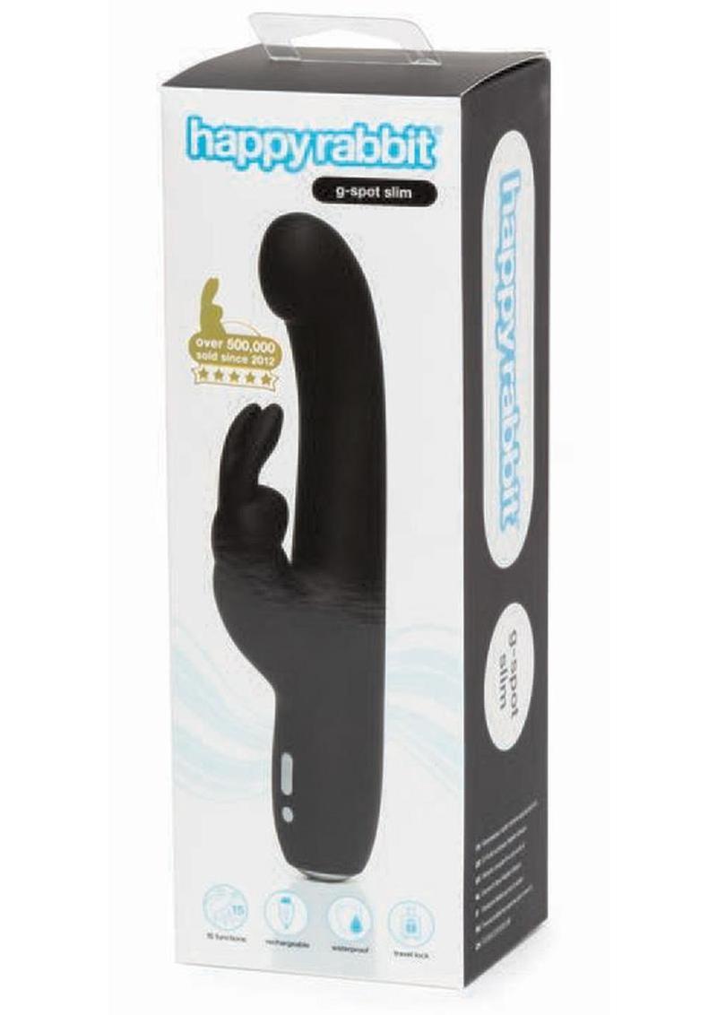 Happy Rabbit Slimline G-Spot Silicone Rabbit Vibrator
