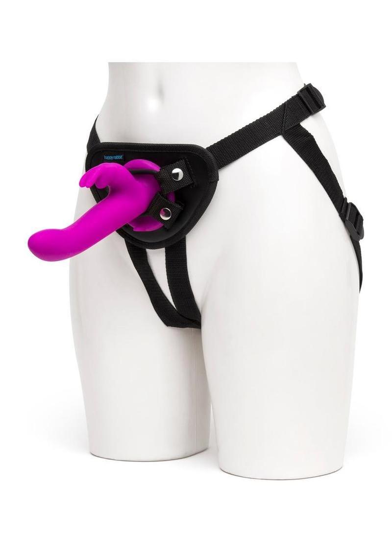 Happy Rabbit Vibrating Strap-On Silicone Vibrating Harness
