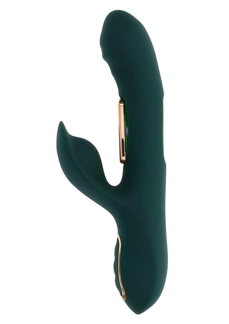 Heart Of Gold Rechargeable Silicone Rabbit Vibrator