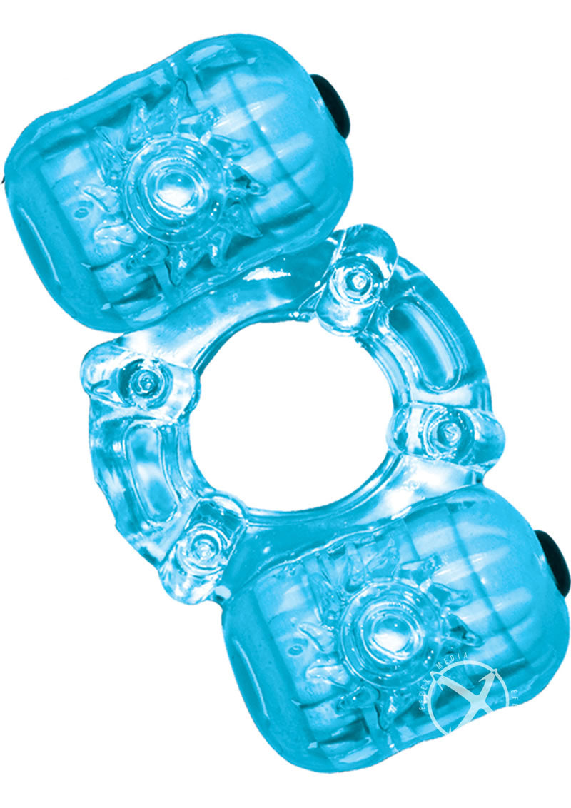 Hero Double Pleaser Teaser Vibrating Cock Ring