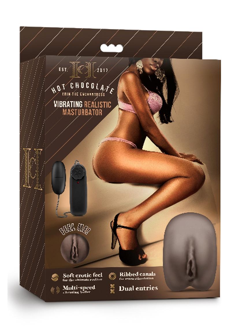 Hot Chocolate Erin The Enchantress Vibrating Masturbator - Pussy - Butt