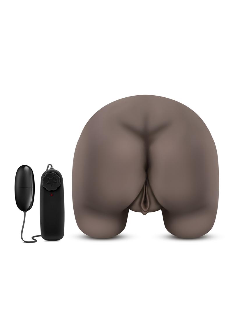 Hot Chocolate Luscious Tiana Vibrating Life Sized Masturbator - Butt
