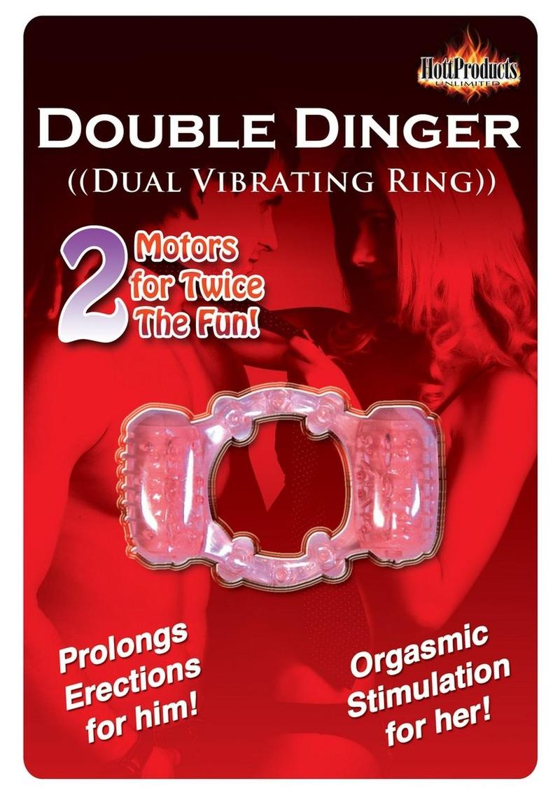 Humm Dinger Double Dinger Dual Vibrating Cock Ring