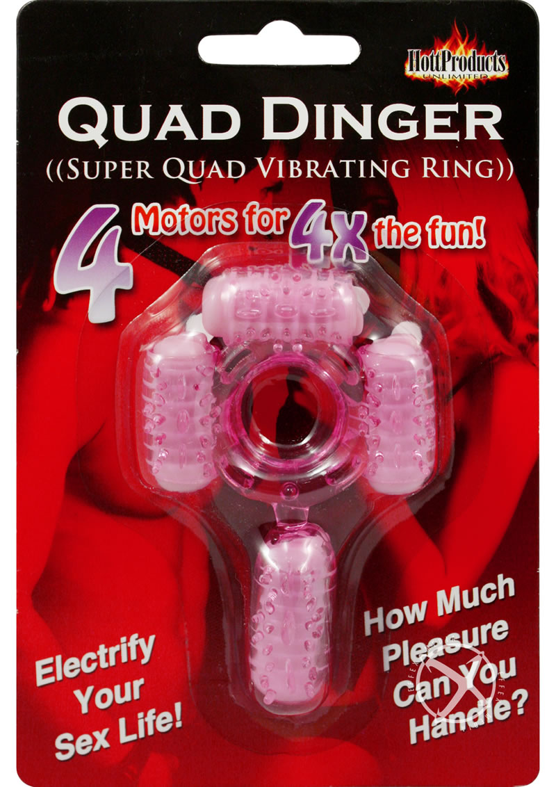 Humm Dinger Super Quad Vibrating Cock Ring