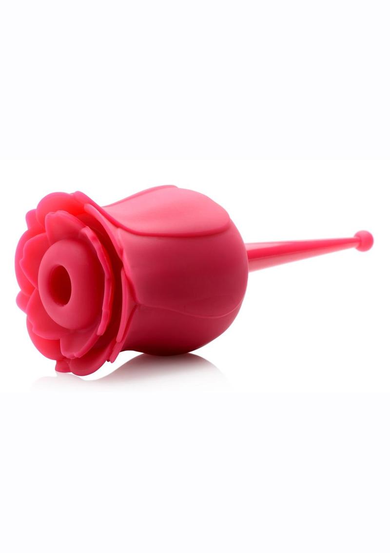 Inmi Bloomgasm Sucking and Vibrating Rose Silicone Rechargeable Clit Stimulator