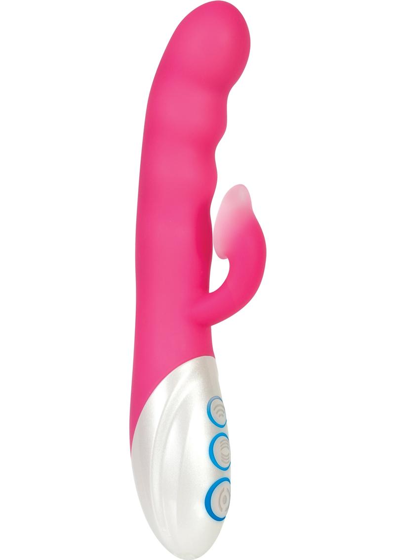 Instant-O Rechargeable Silicone G-Spot Vibrator with Clitoral Suction