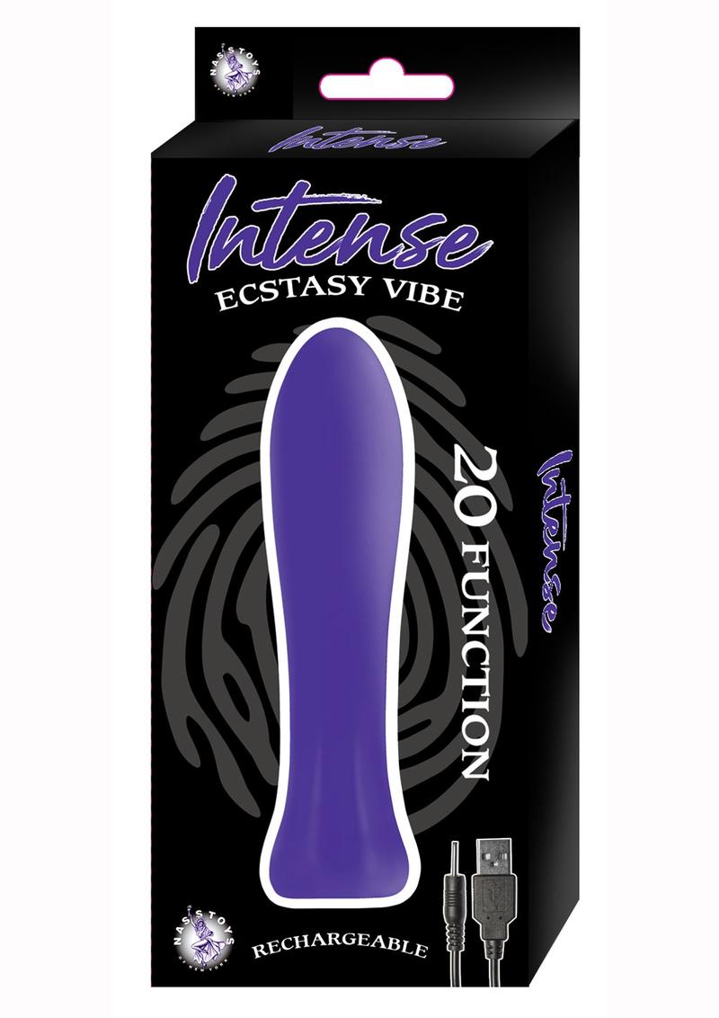 Intense Ecstasy Vibe 20 Function Rechargeable Silicone Vibrator