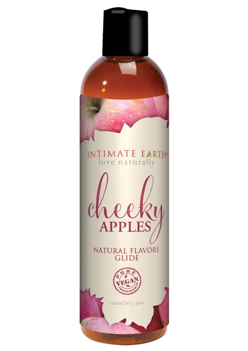 Intimate Earth Natural Flavors Glide Lubricant Cheeky Apples