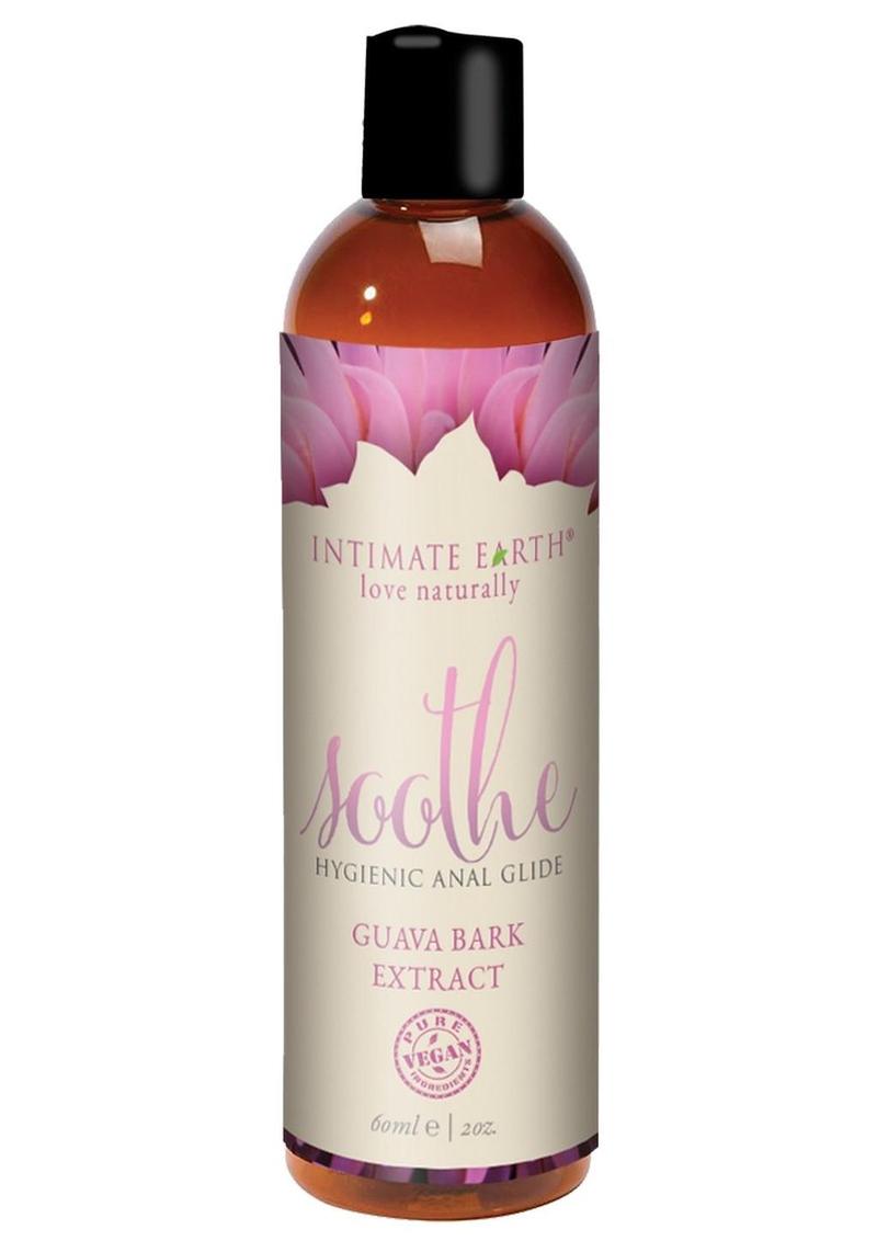 Intimate Earth Soothe Antibacterial Anal Glide Lubricant Guava Bark Extract