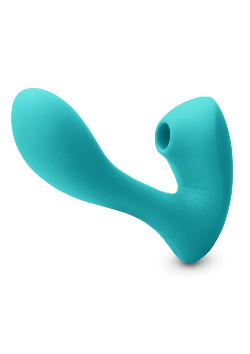 Inya Sonnet Silicone Rechargeable Vibrator with Clitoral Stimulation