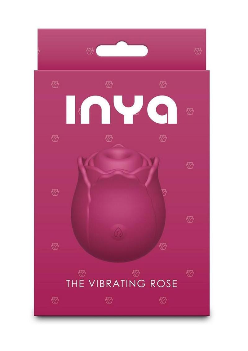 Inya The Vibrating Rose Rechargeable Silicone Clitoral Stimulator