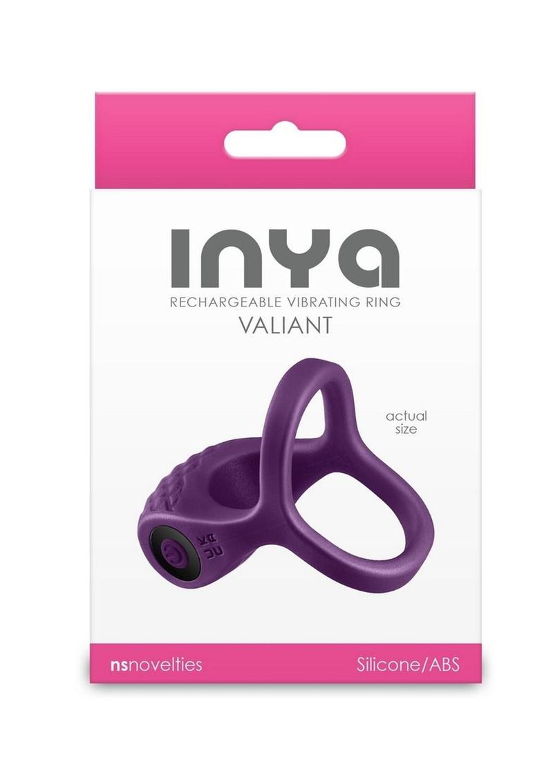Inya Valiant Rechargeable Silicone Cock and Ball Ring