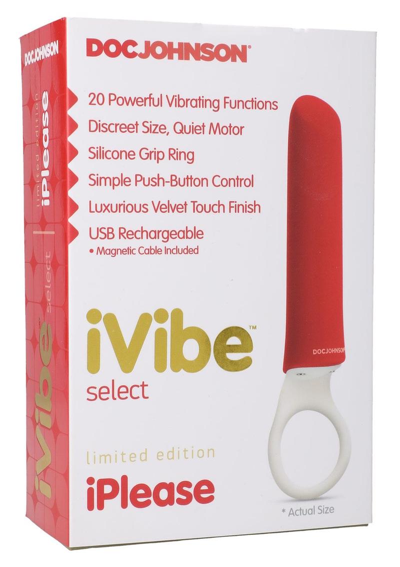 iVibe Select iPlease Limited Edition Rechargeable Silicone Mini Vibrator