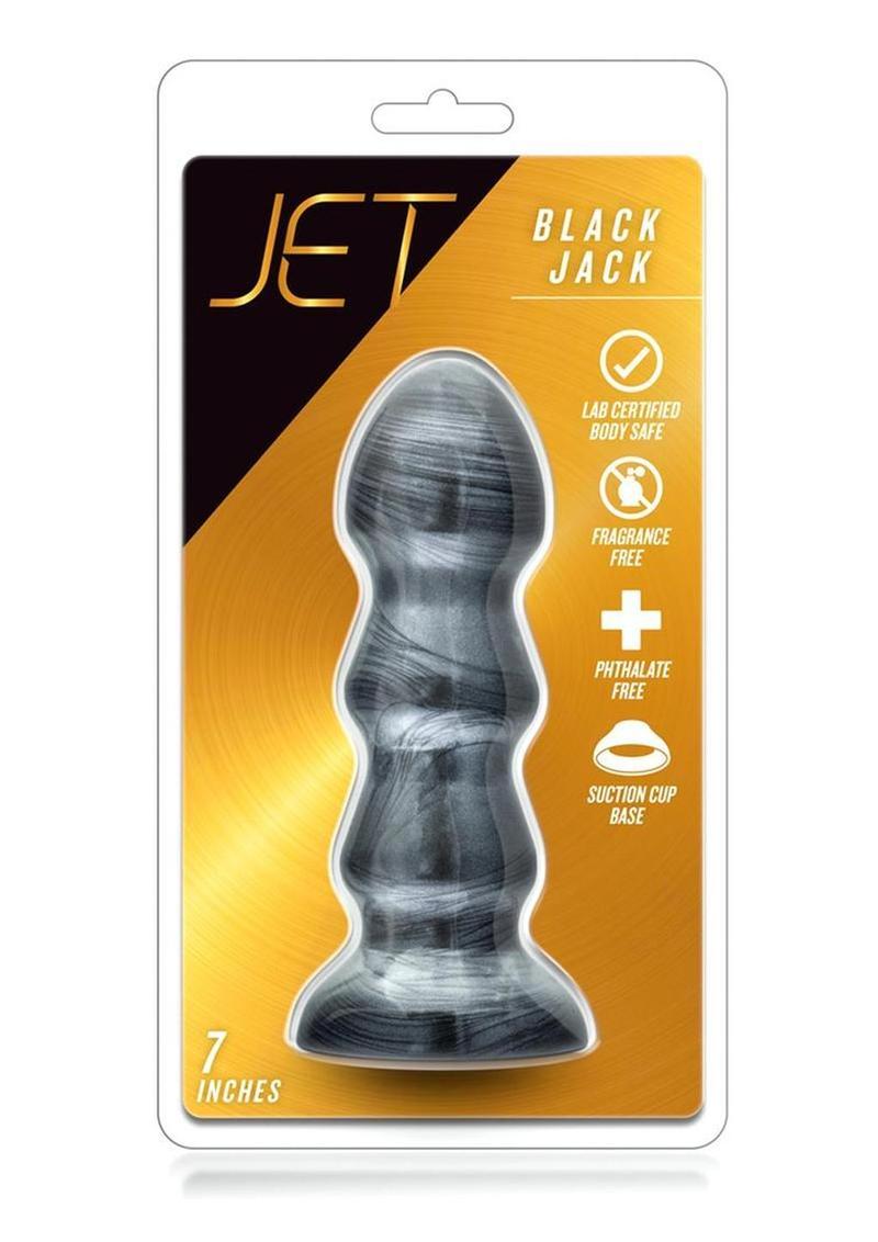 Jet Black Jack Butt Plug - Carbon Metallic