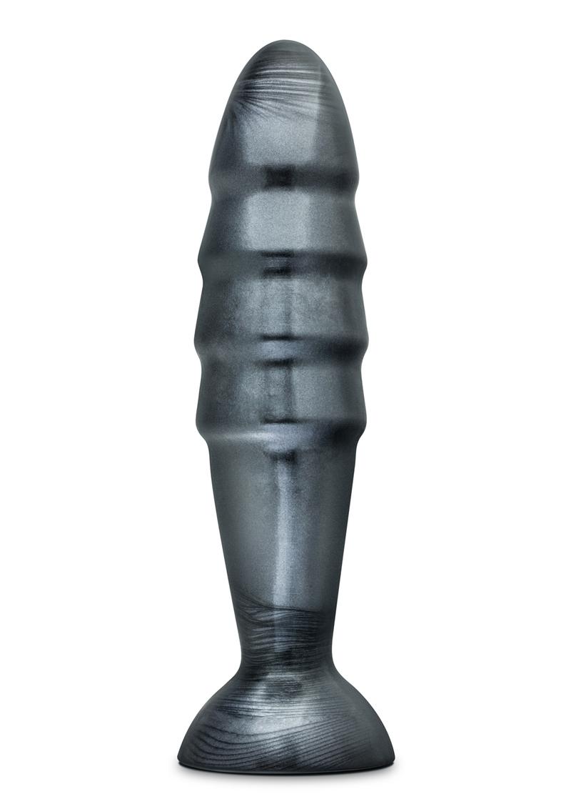 Jet Destructor Butt Plug - Carbon Metallic
