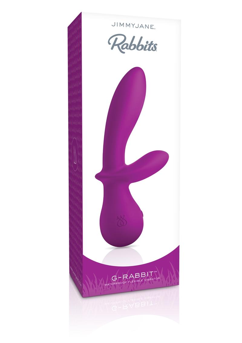 Jimmyjane G-Rabbit Rechargeable Silicone Flexible Rabbit Vibrator