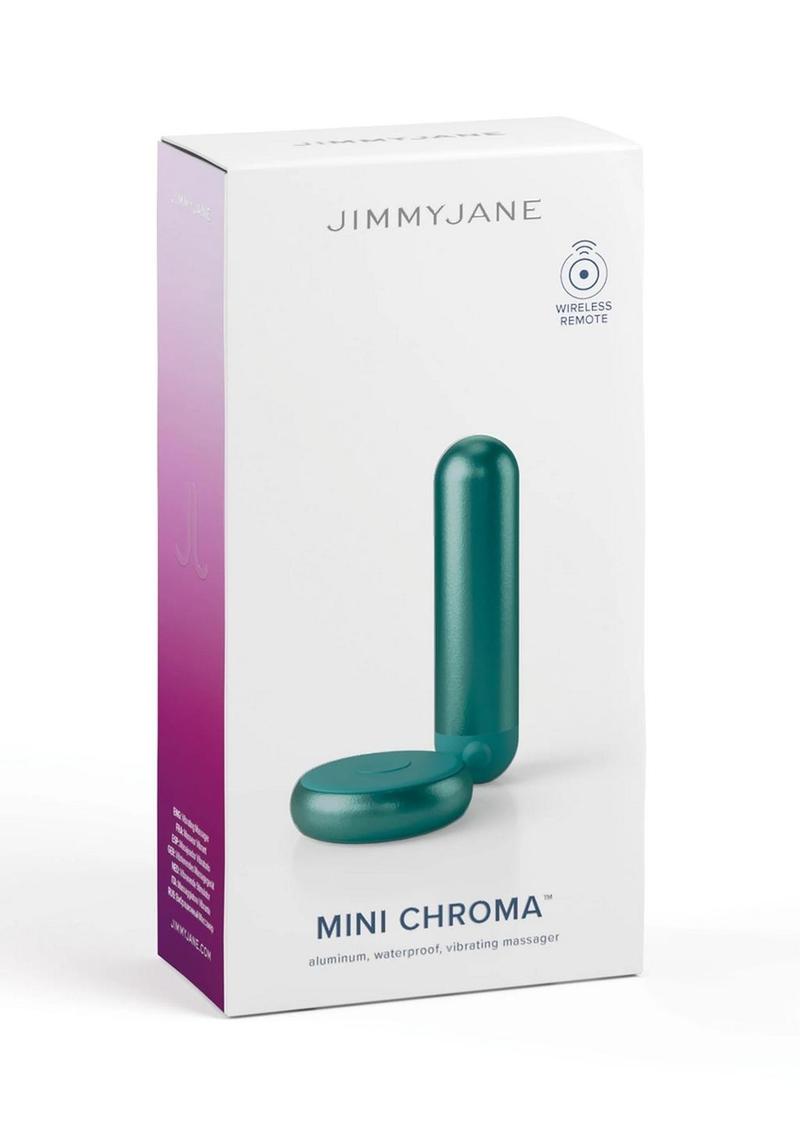 Jimmyjane Mini Chroma Metal Rechargeable Bullet with Remote