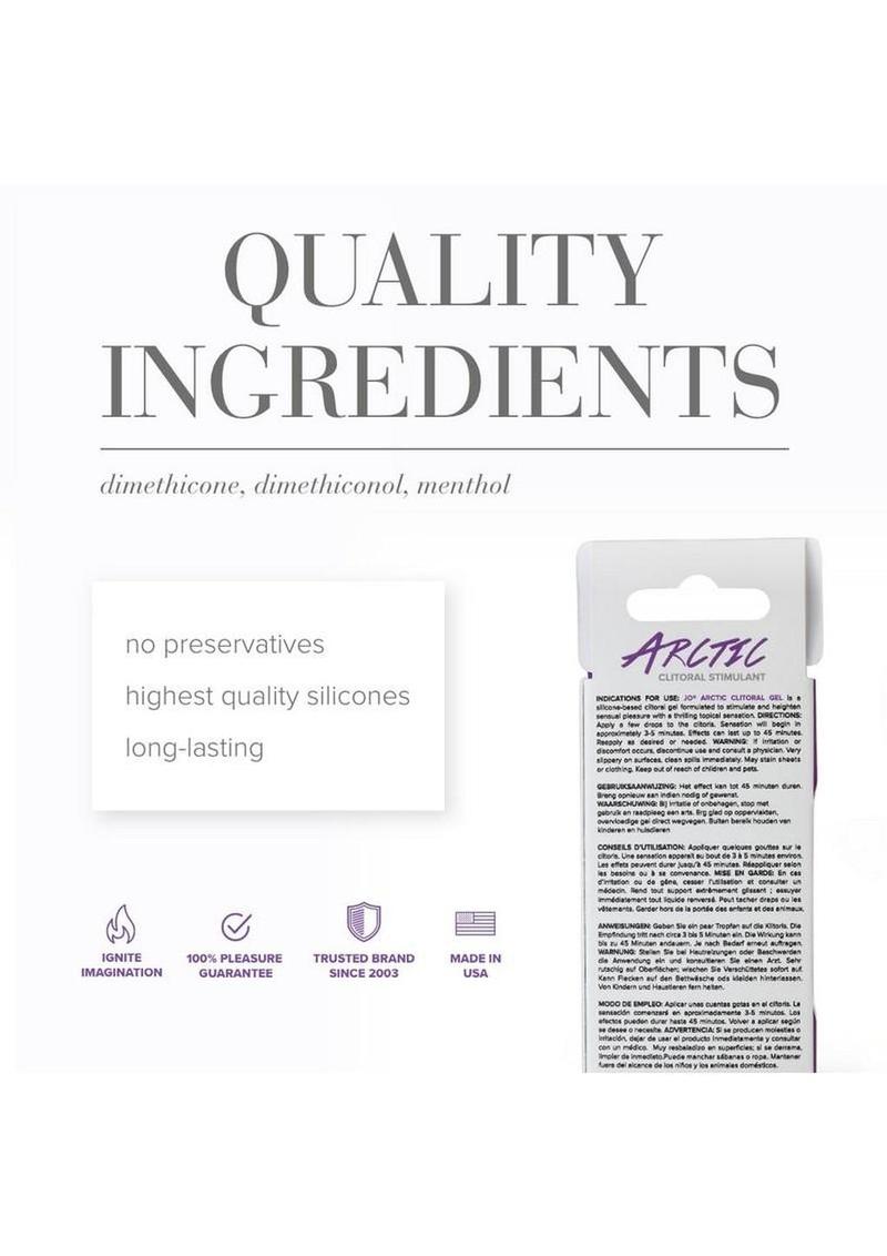 JO Artic Silicone Clitoral Stimulant Gel