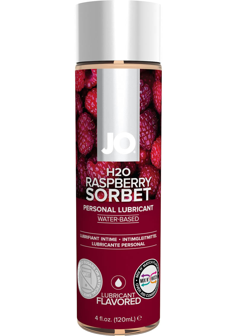 JO H2o Water Based Flavored Lubricant Raspberry Sorbet