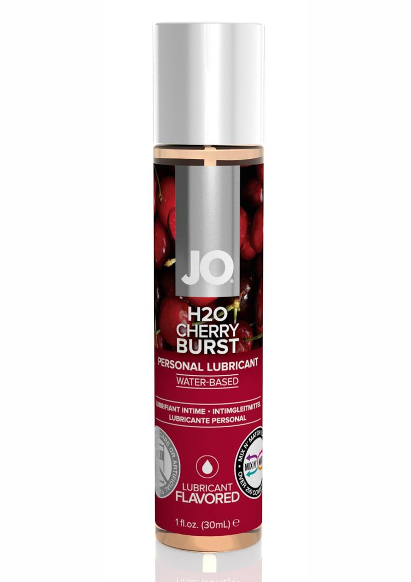 JO H2o Water Based Personal Flavored Lubricant Cherry Burst