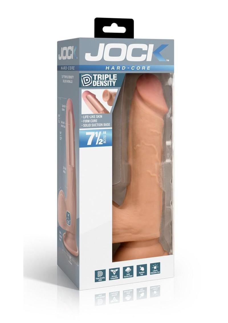 Jock Hard Core Triple Density Dildo with Balls