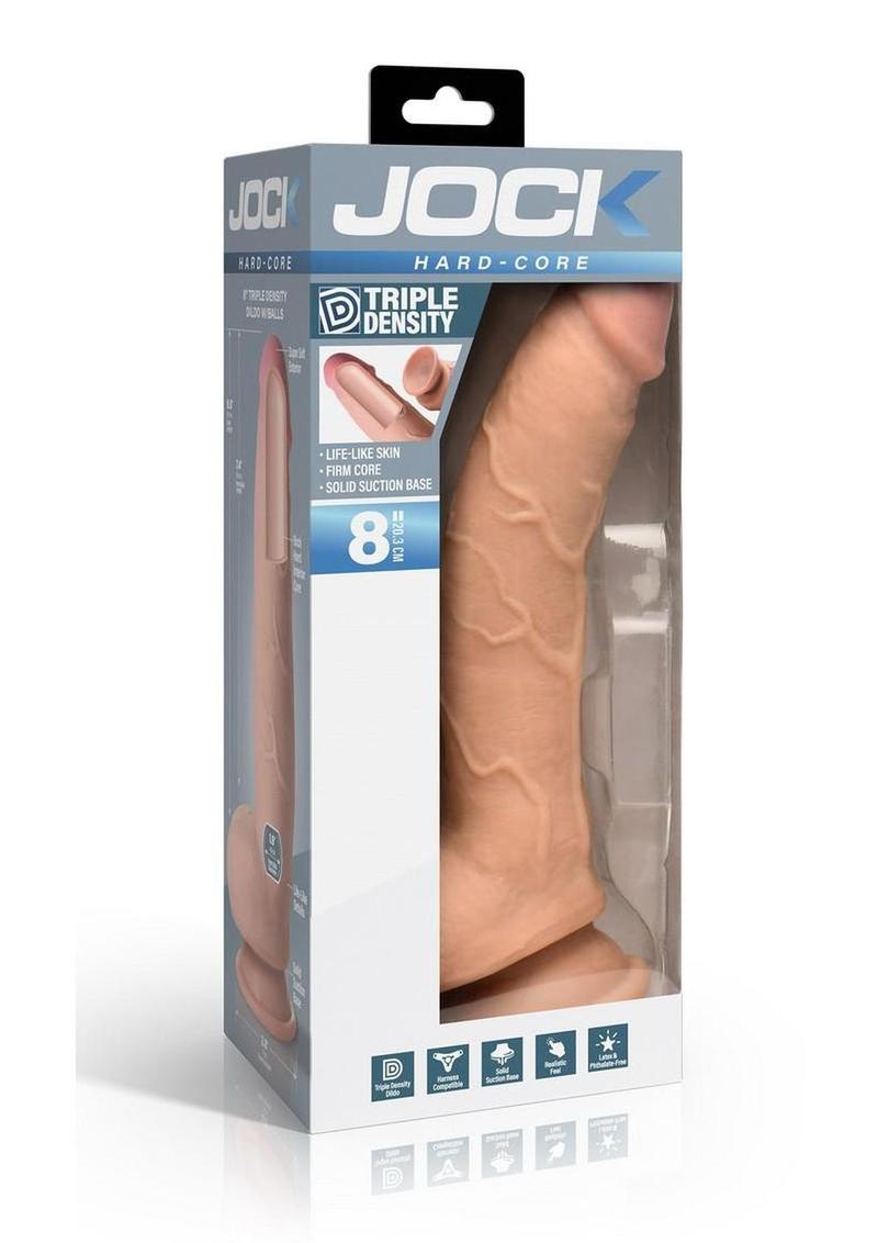 Jock Hard Core Triple Density Dildo with Balls