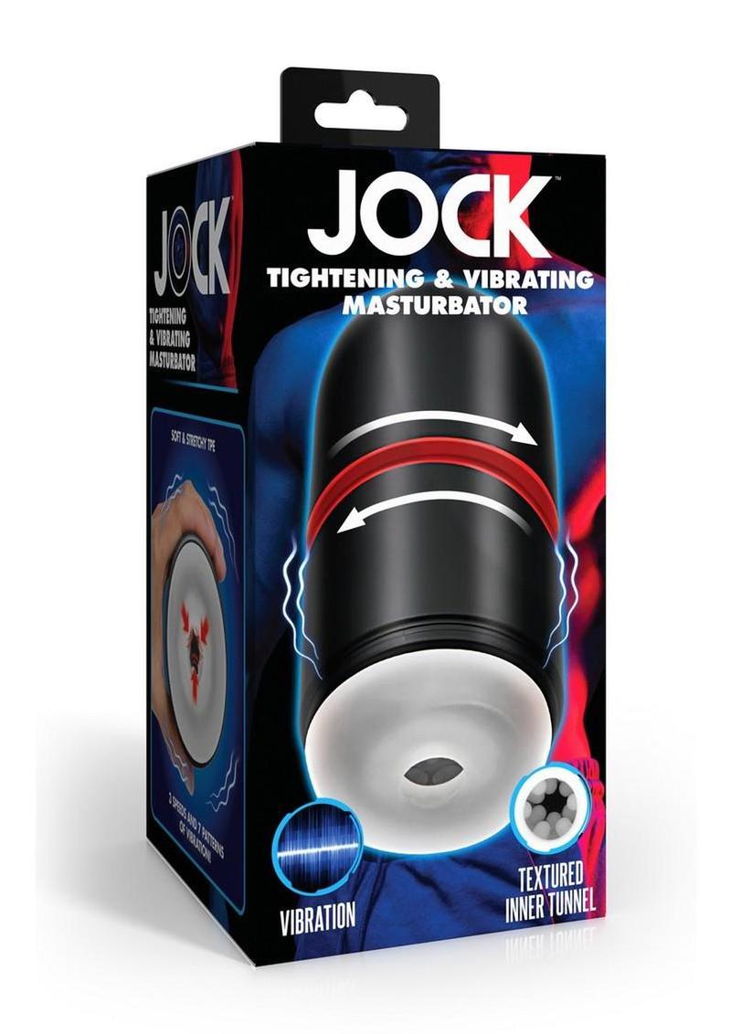 Jock Tightening and Vibrating Rechargeable Masturbator