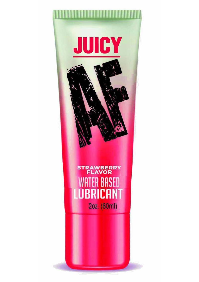 Juicy AF Water Based Flavored Lubricant Strawberry