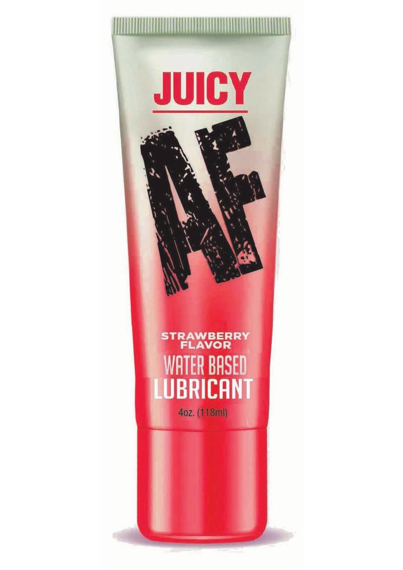 Juicy AF Water Based Flavored Lubricant Strawberry