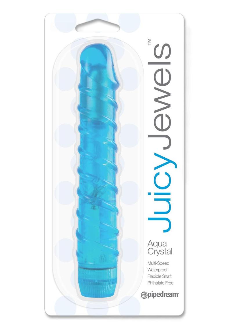 Juicy Jewels Aqua Crystal Vibrator