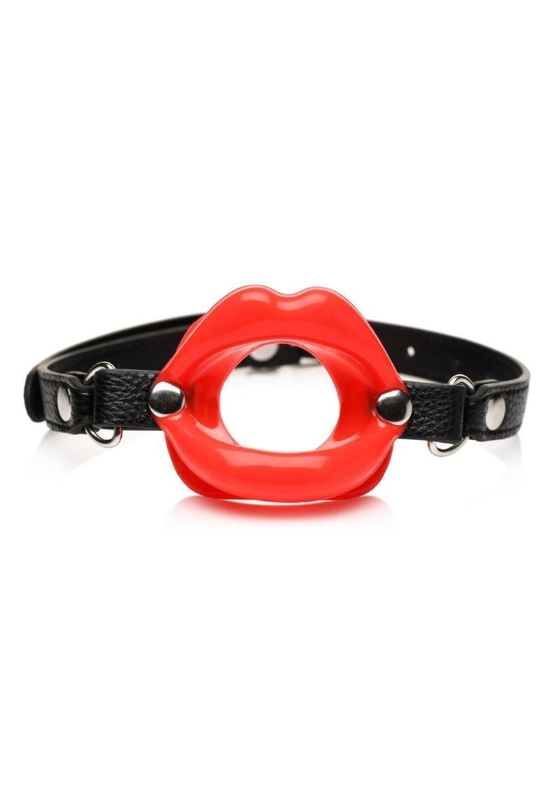 Juicy Lips Silicone Open Mouth Gag