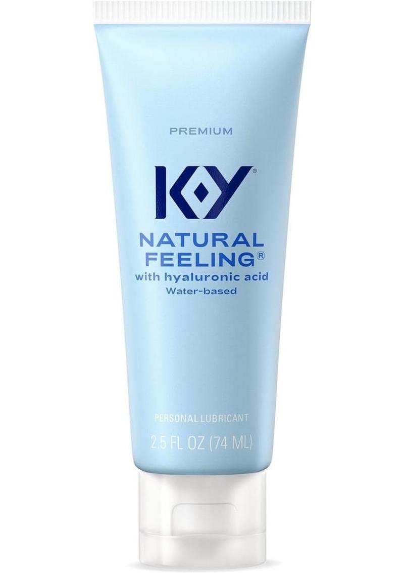 K-Y Hydrate Natural Feeling Moisturizing Water Based Lubricant with Hyaluronic Acid