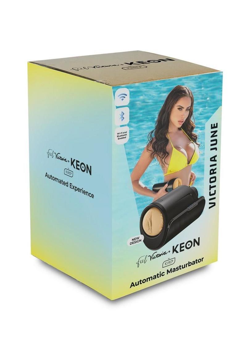 Kiiroo Keon Wifi and Feel Victoria Interactive Masturbator Combo Set - Pussy