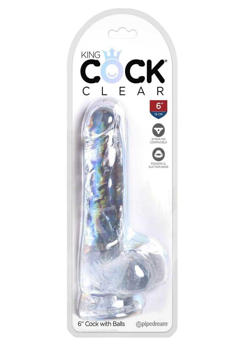 King Cock Dildo with Balls