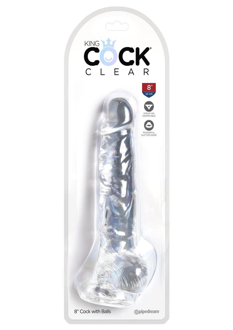 King Cock Dildo with Balls
