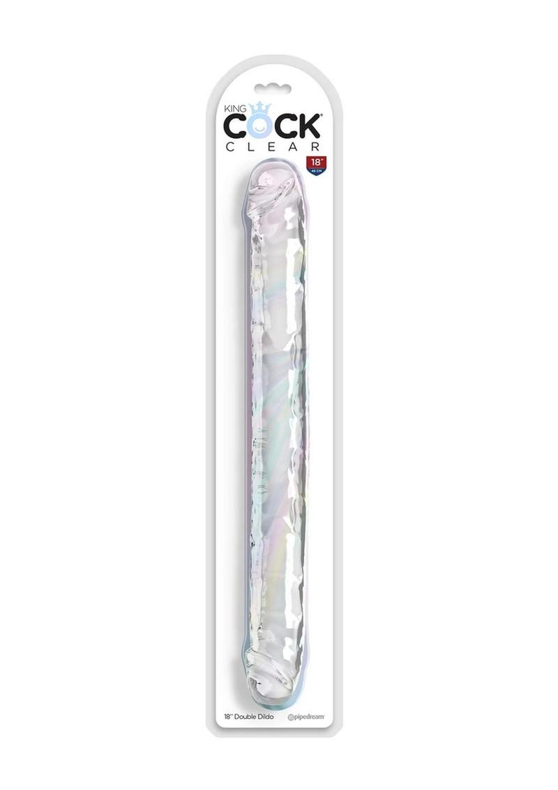 King Cock Clear Double Dildo
