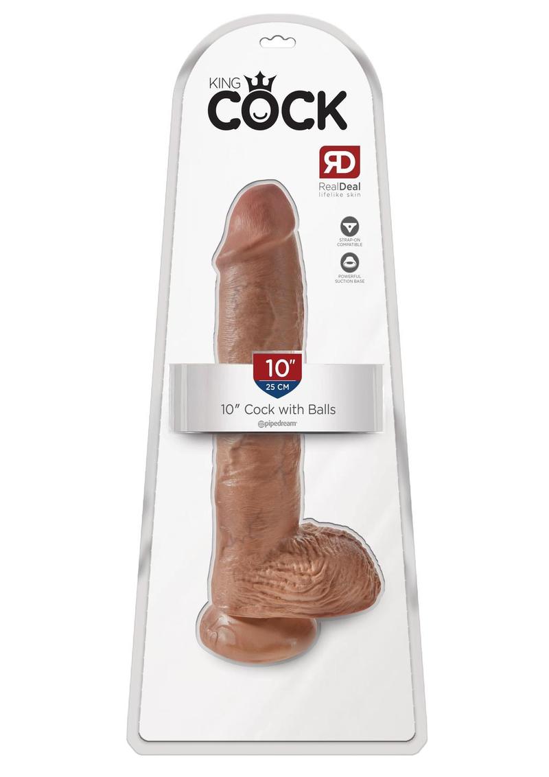 King Cock Dildo with Balls