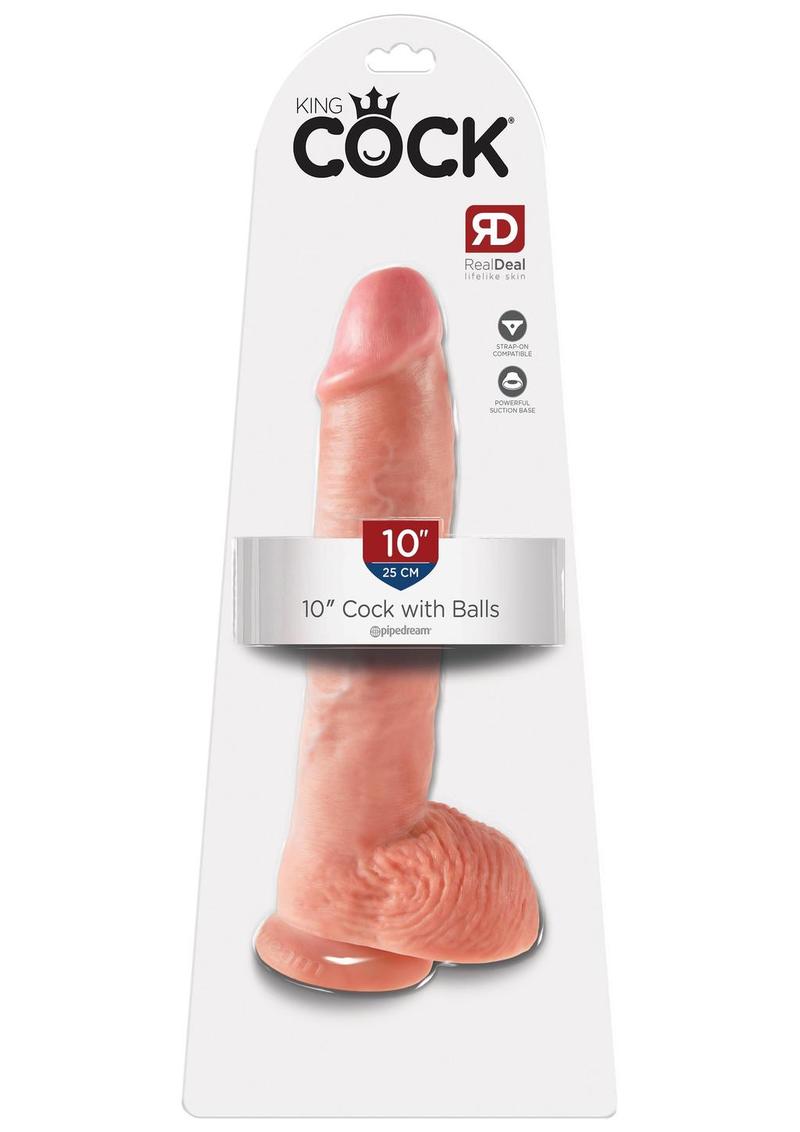 King Cock Dildo with Balls