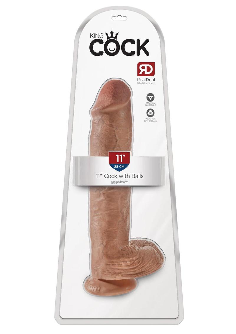 King Cock Dildo with Balls