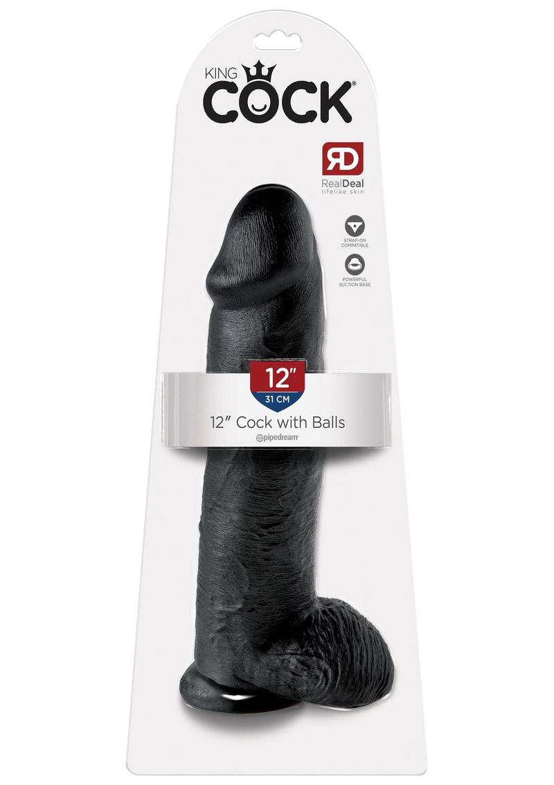 King Cock Dildo with Balls