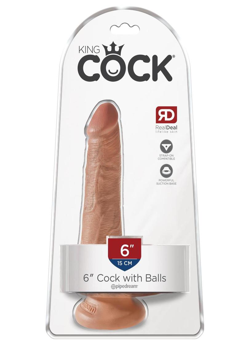 King Cock Dildo with Balls