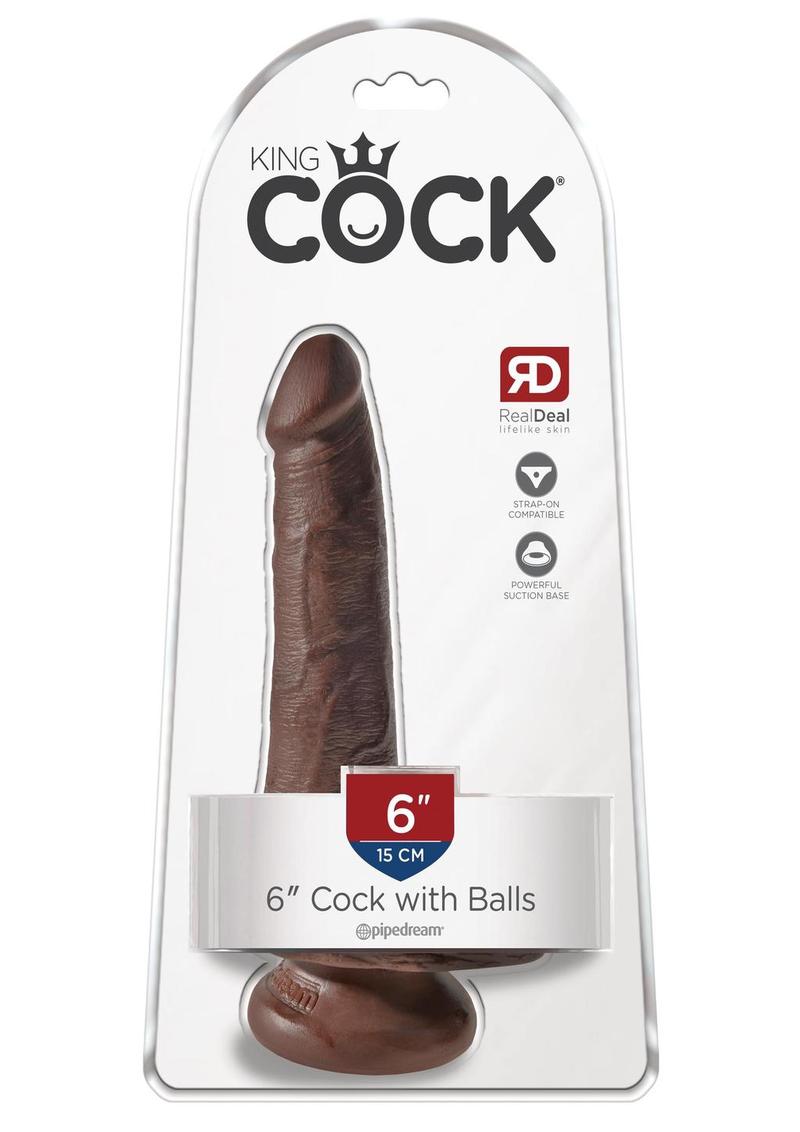 King Cock Dildo with Balls