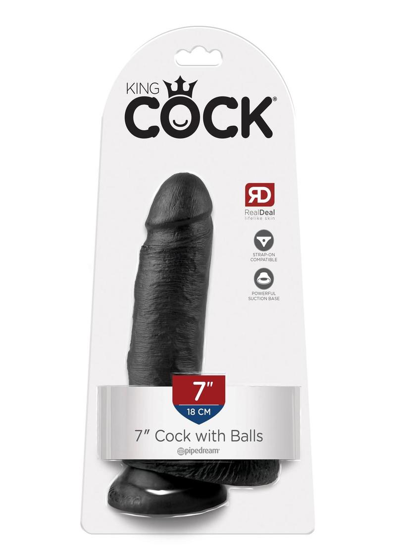 King Cock Dildo with Balls