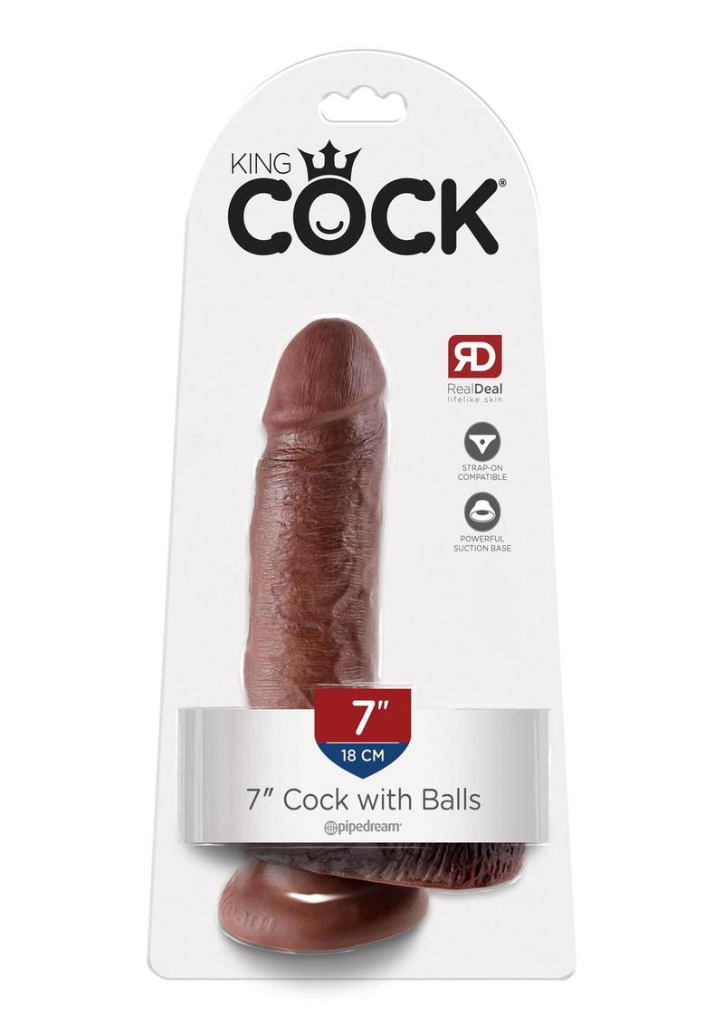 King Cock Dildo with Balls