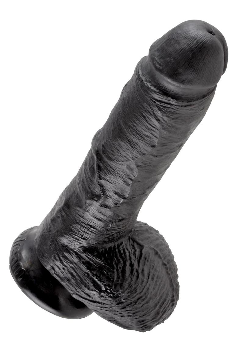 King Cock Dildo with Balls