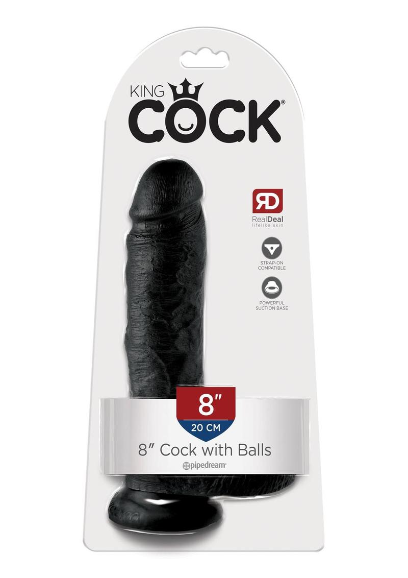 King Cock Dildo with Balls